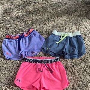 Under Armour Kids' Shorts Set - Pink, Blue, Purple